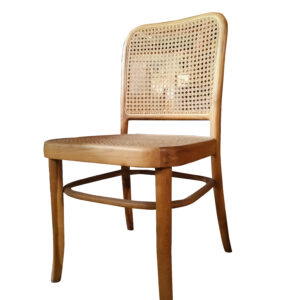 CALVIN CHAIR - TEAK WOOD + RATTAN | 45 X 45 X 87 CM | NATURAL FINISH